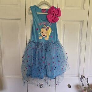 JoJo Siwa Starry Blue and Pink Tutu Star Dresss
